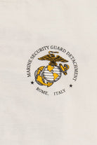 Vintage Marine Security Guard Detachment American Embassy Rome Italy T-Shirt (1990s)