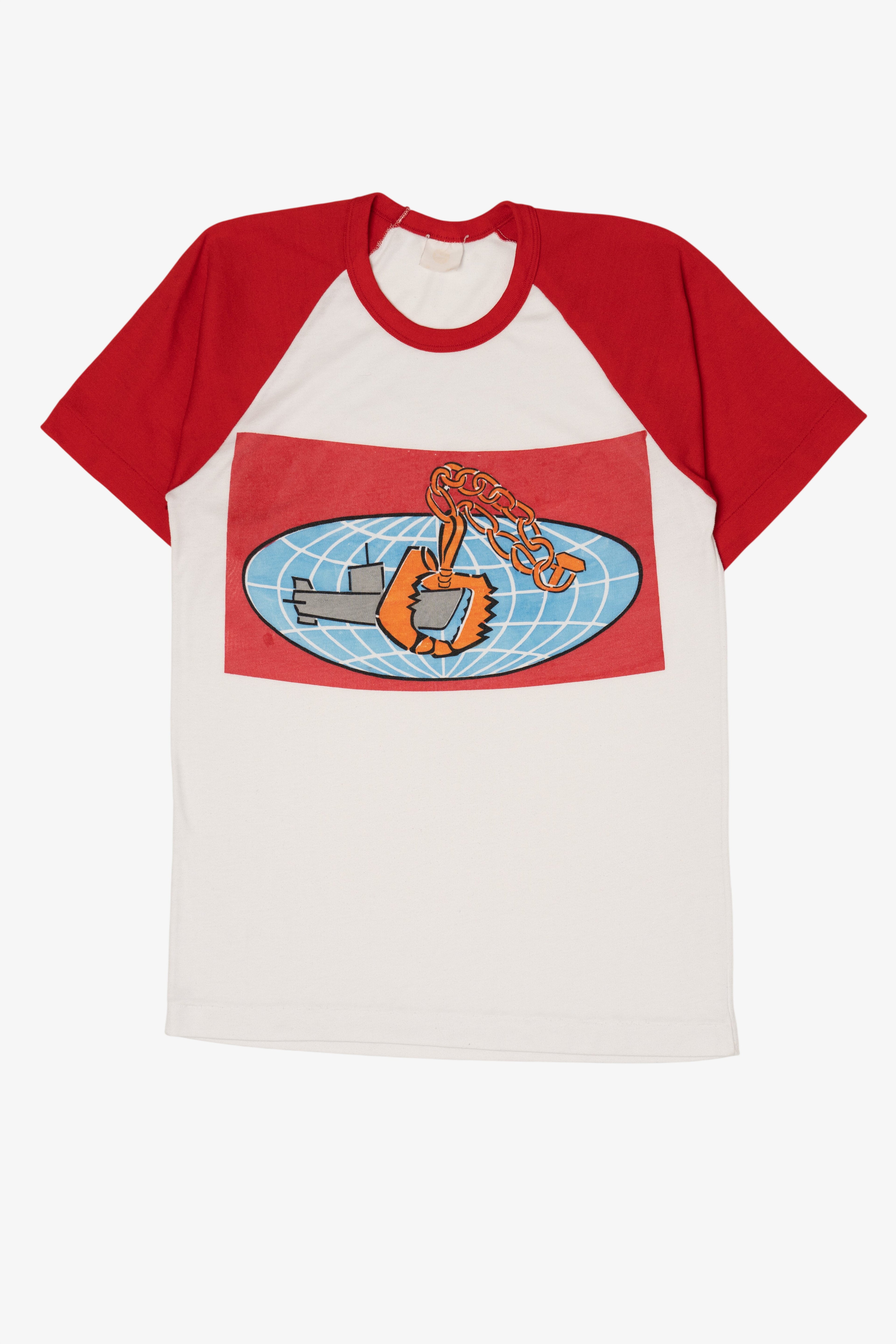Vintage US Navy Project Beartrap Baseball T-Shirt (1990s)
