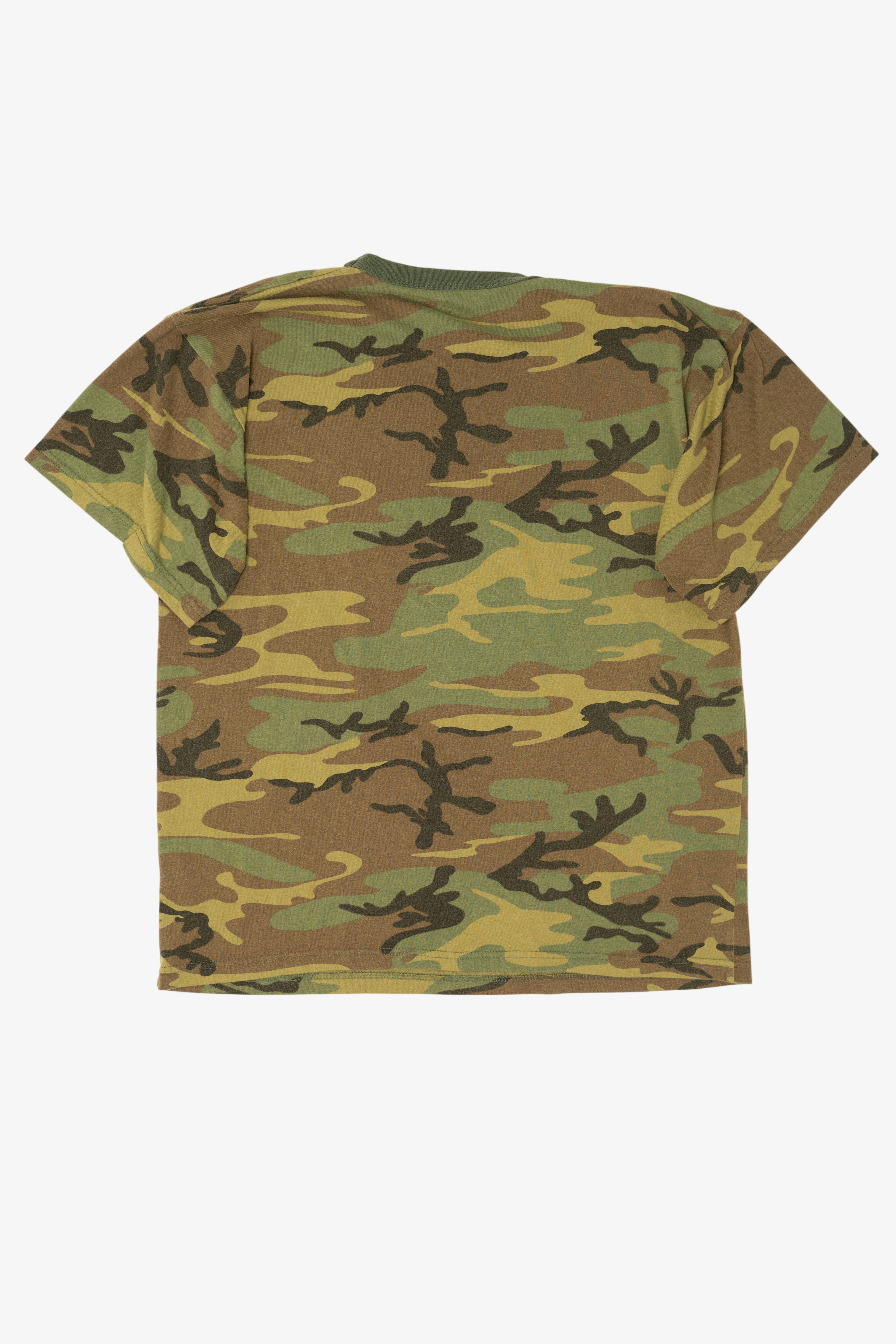 Army Green Mike's Boot Camp Camouflage T-Shirt (2000s)