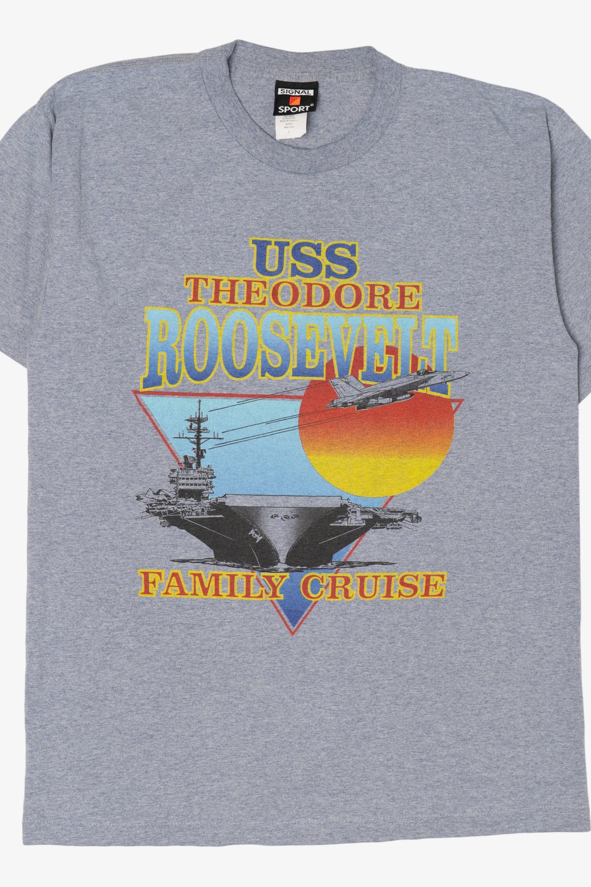 Vintage USS Theodore Roosevelt Family Cruise T-Shirt (1990s)