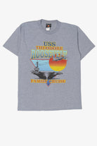 Vintage USS Theodore Roosevelt Family Cruise T-Shirt (1990s)