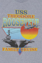 Vintage USS Theodore Roosevelt Family Cruise T-Shirt (1990s)