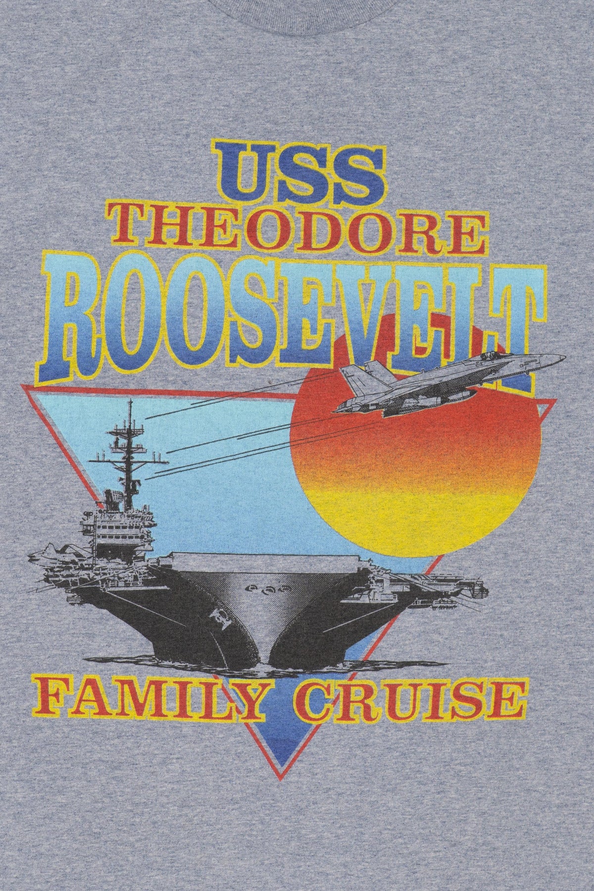 Vintage USS Theodore Roosevelt Family Cruise T-Shirt (1990s)