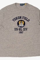 Gray Yukon Field US-RL DIV Textured Text T-Shirt (2020s)