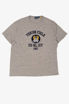 Gray Yukon Field US-RL DIV Textured Text T-Shirt (2020s)