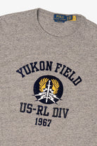Gray Yukon Field US-RL DIV Textured Text T-Shirt (2020s)