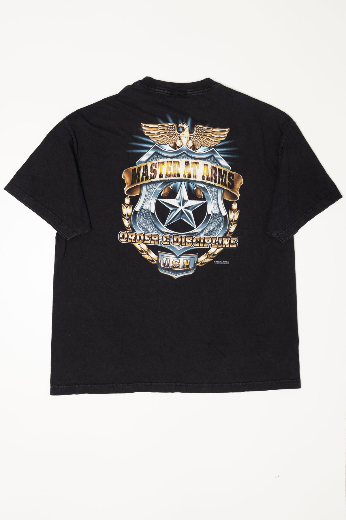 Vintage United States Navy "Master At Arms Order And Discipline" T-Shirt (2000s)