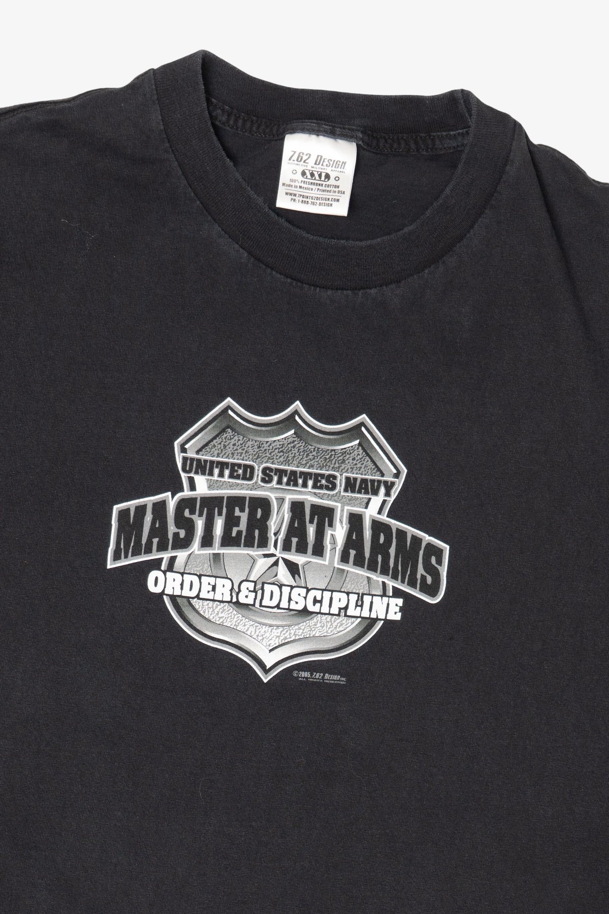 Vintage United States Navy "Master At Arms Order And Discipline" T-Shirt (2000s)
