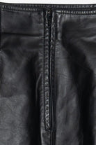 Vintage Genuine Leather Byrnes & Baker High Waisted Mini Skirt (1990s)