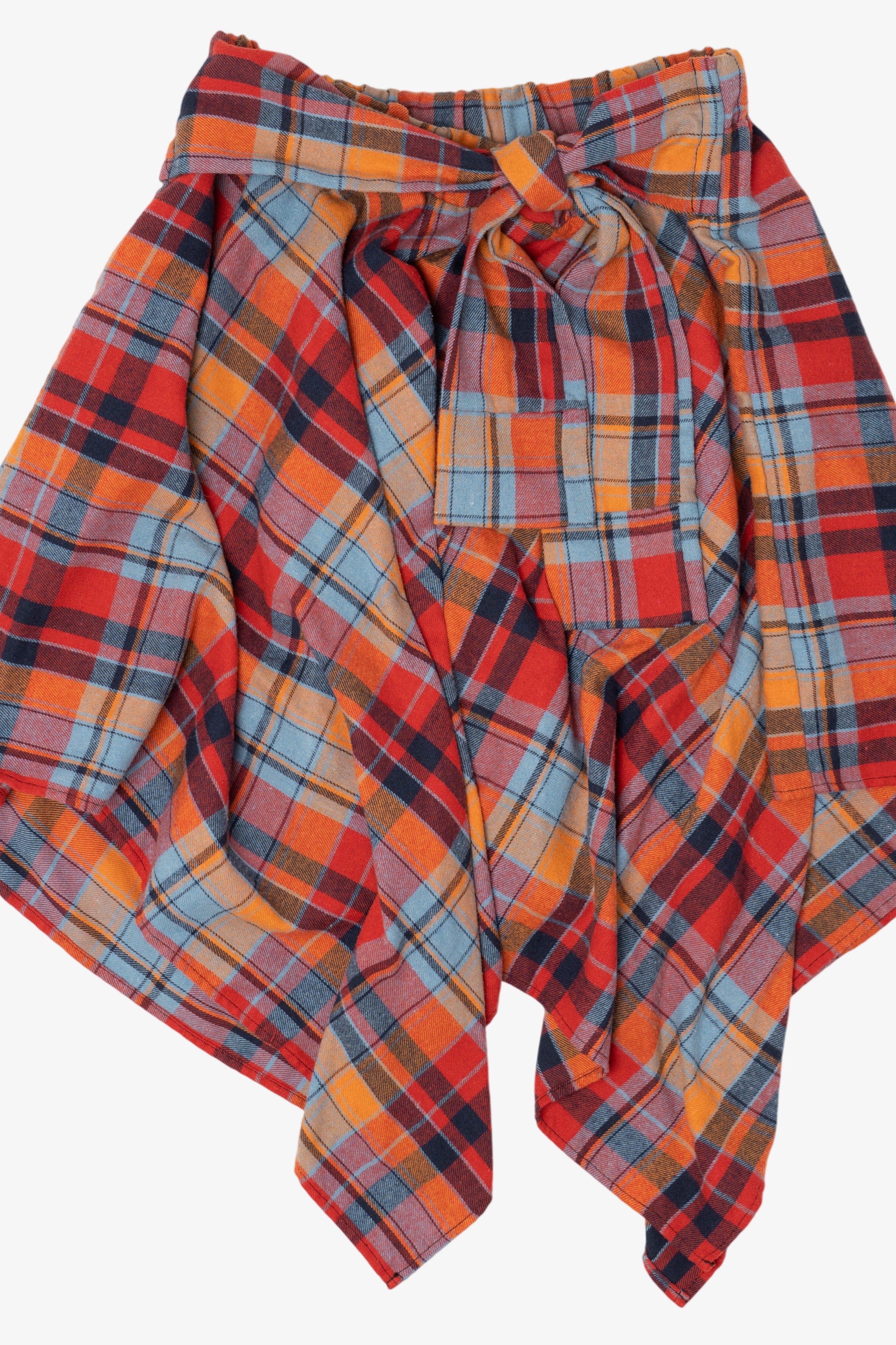 Vintage Colorful Plaid Mini Skirt (1990s)