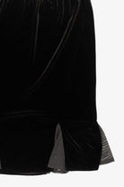 Vintage Black Velvet J.R. Nites Mini Skirt (1990s)