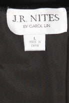Vintage Black Velvet J.R. Nites Mini Skirt (1990s)