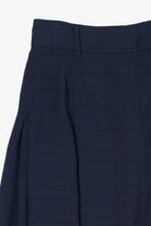 Vintage Navy Blue Pleated Mini Skirt (1990s)