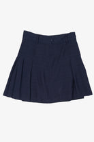 Vintage Navy Blue Pleated Mini Skirt (1990s)