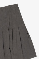 Vintage Dark Gray Briggs Pleated Mini Skirt (1990s)