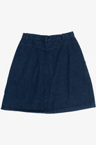 Vintage Kayo Of California High Waisted Denim Mini Skirt (1980s)