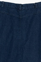 Vintage Kayo Of California High Waisted Denim Mini Skirt (1980s)