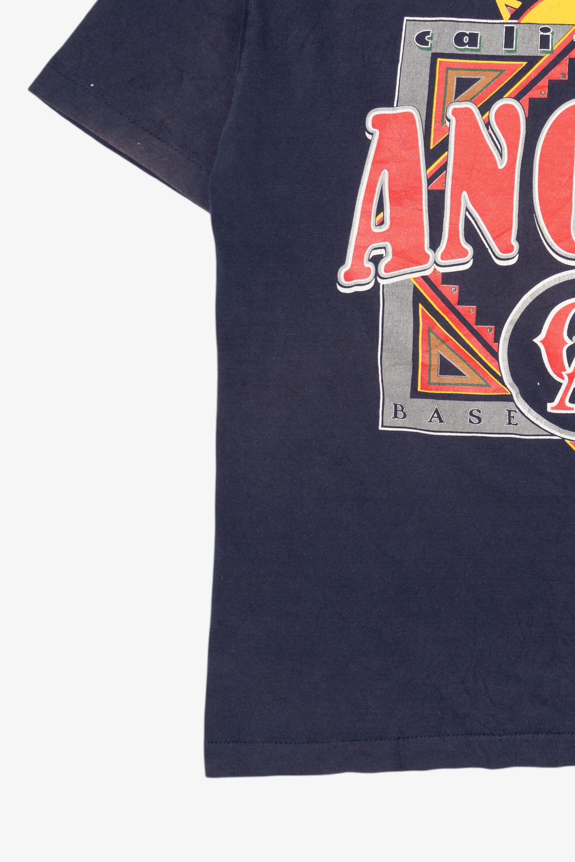 Vintage California Angels Baseball Logo 7 T-Shirt (1990s)