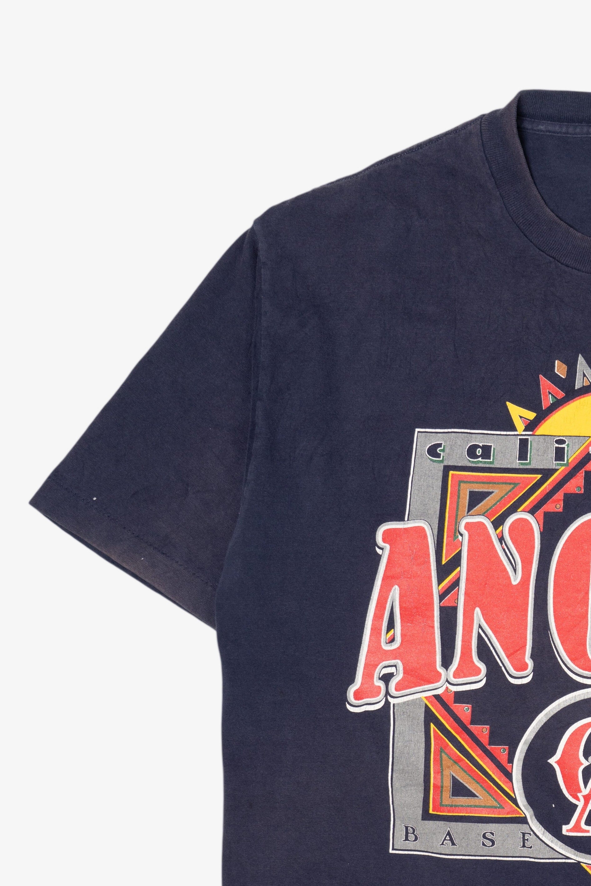 Vintage California Angels Baseball Logo 7 T-Shirt (1990s)