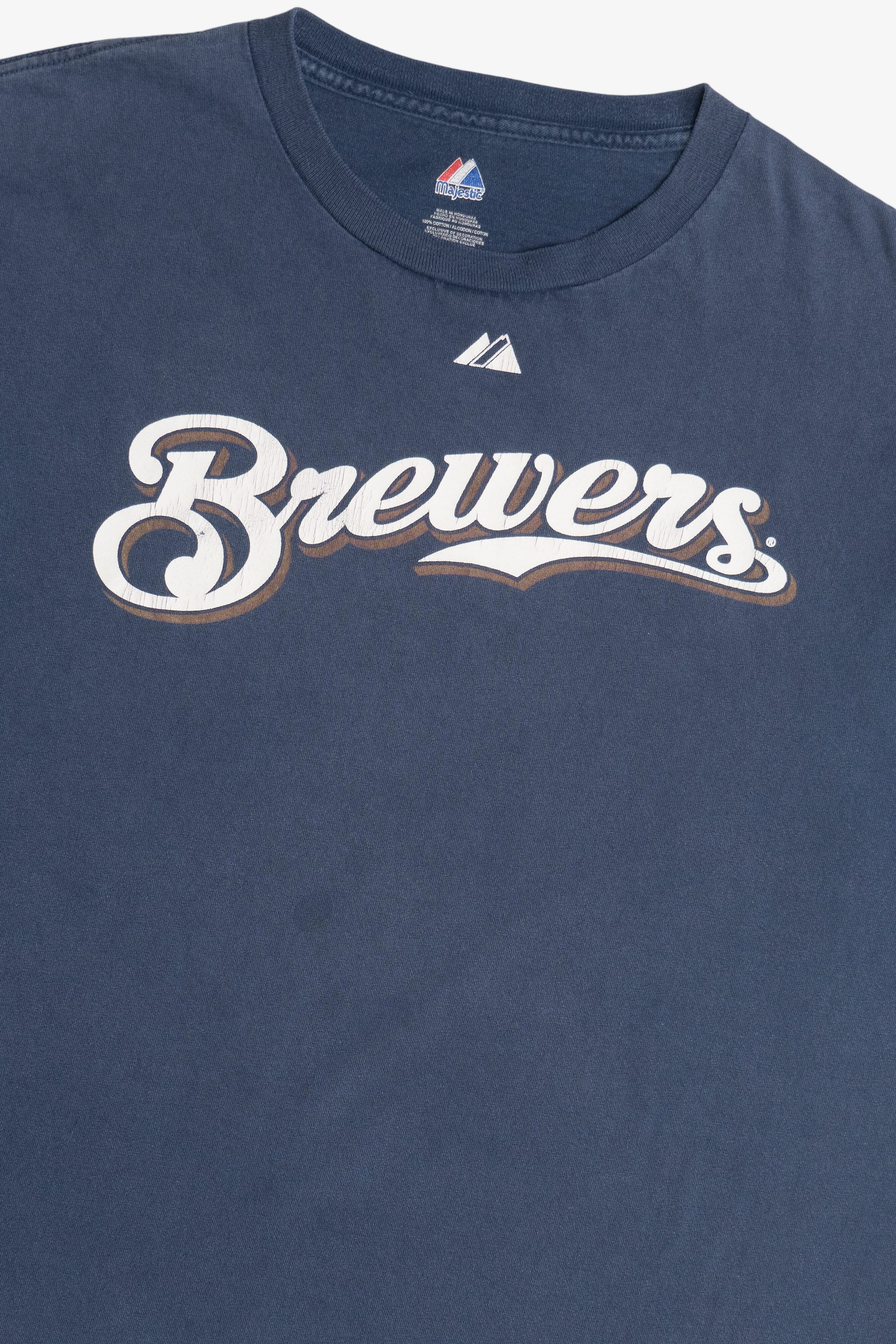Milwaukee Brewers Ryan Braun #8 MLB T-Shirt (2010s)