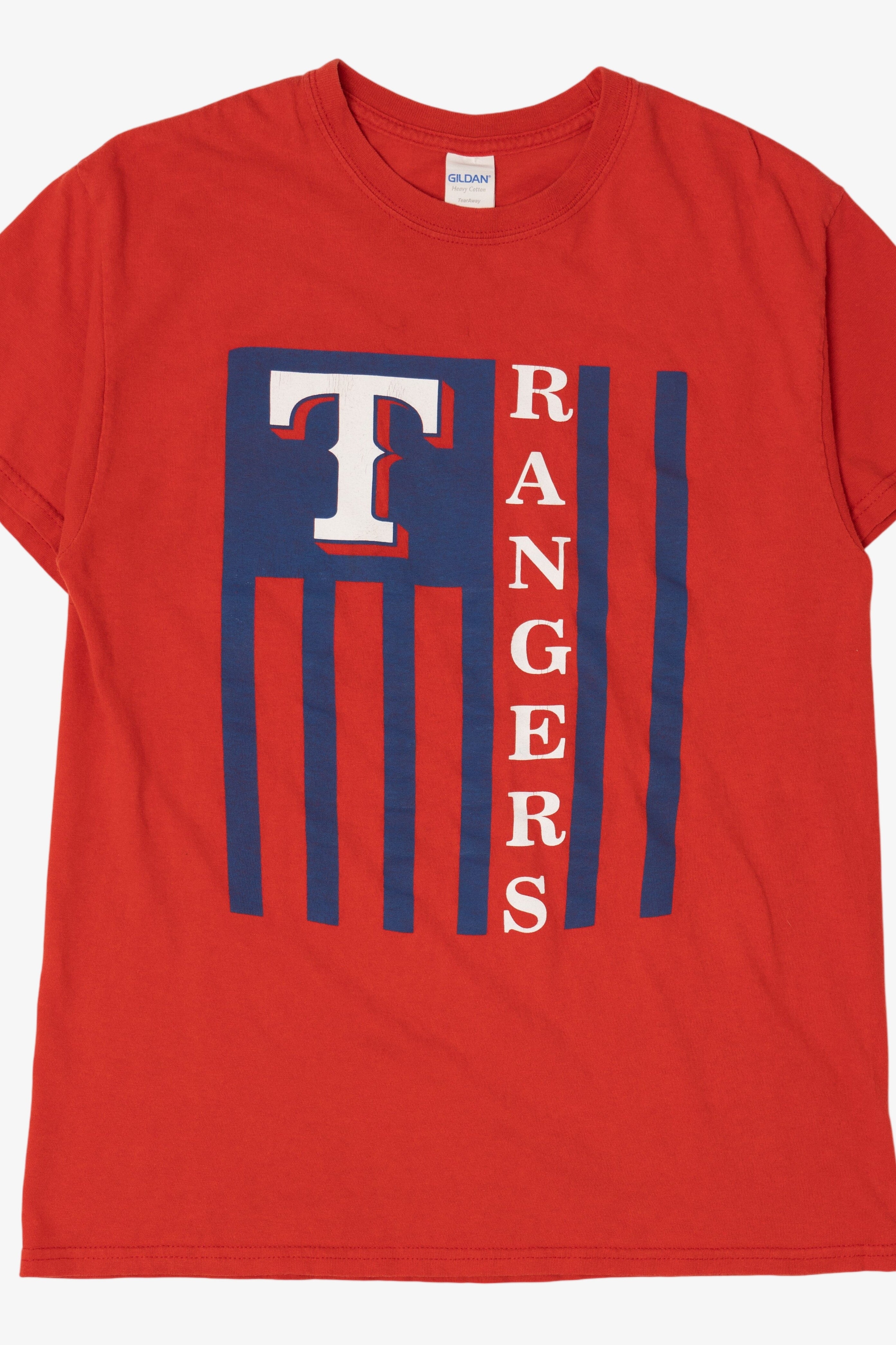 Red Texas Rangers Baseball T-Shirt (2010s)