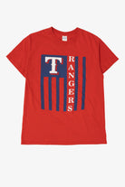 Red Texas Rangers Baseball T-Shirt (2010s)