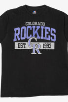 Black NBA Colorado Rockies T-Shirt (2010s)