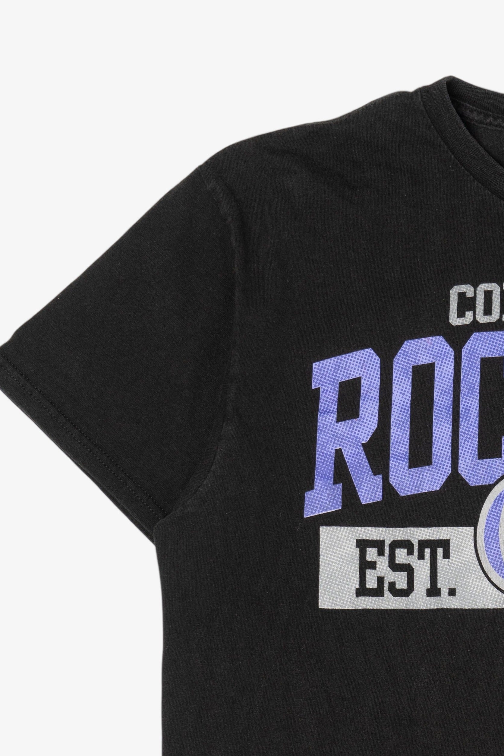 Black NBA Colorado Rockies T-Shirt (2010s)