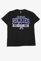 Black NBA Colorado Rockies T-Shirt (2010s)