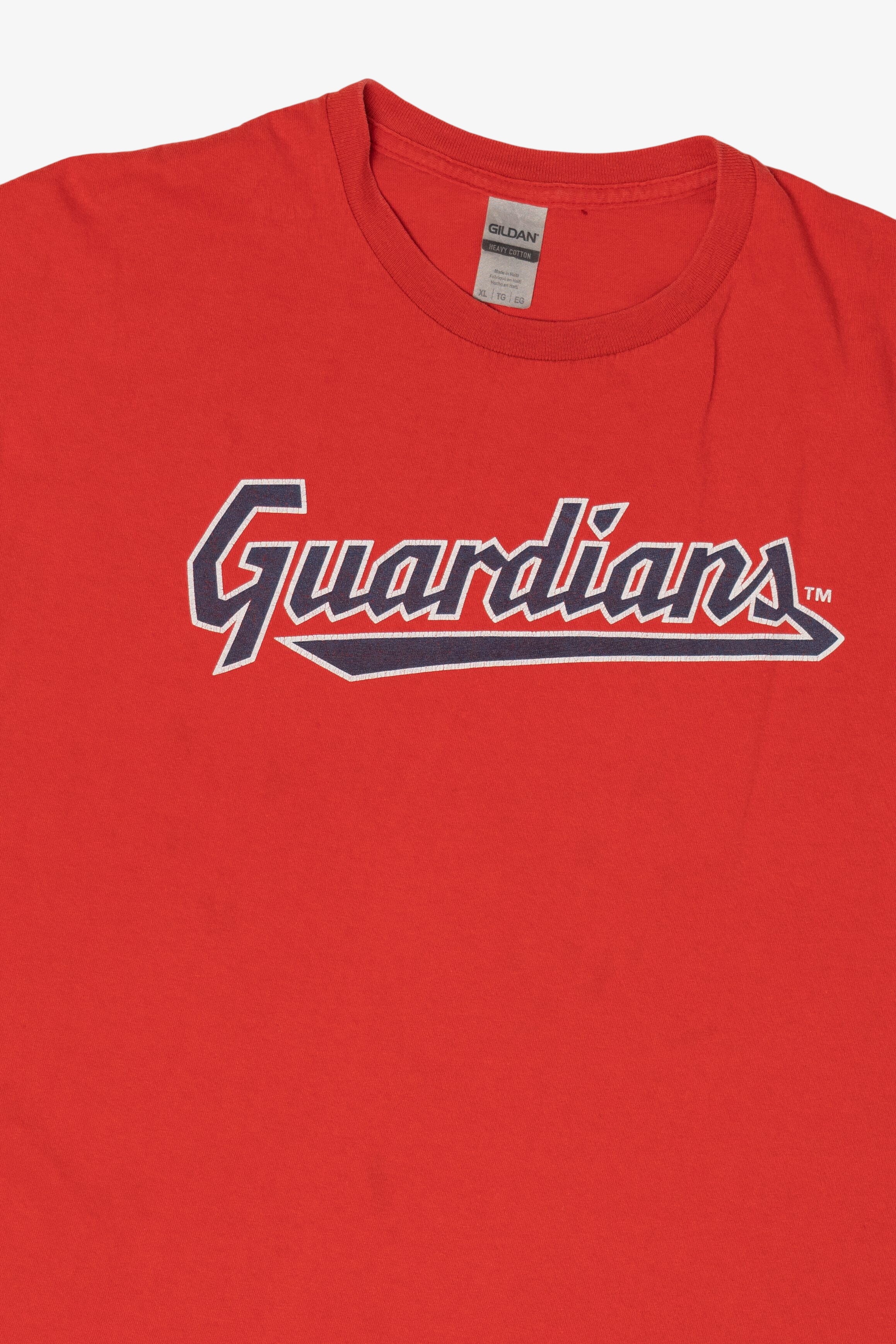 Red Cleveland Guardians T-Shirt (2020s)