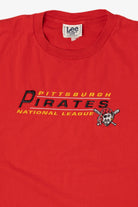 Vintage Red Pittsburgh Pirates National League T-Shirt (1990s)