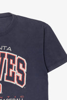 Vintage Navy Blue Atlanta Braves MLB T-Shirt (1990s)