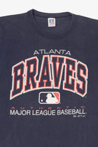 Vintage Navy Blue Atlanta Braves MLB T-Shirt (1990s)