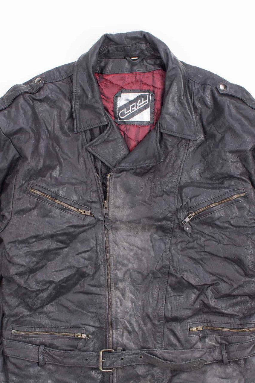 Vintage Motorcycle Jacket 166