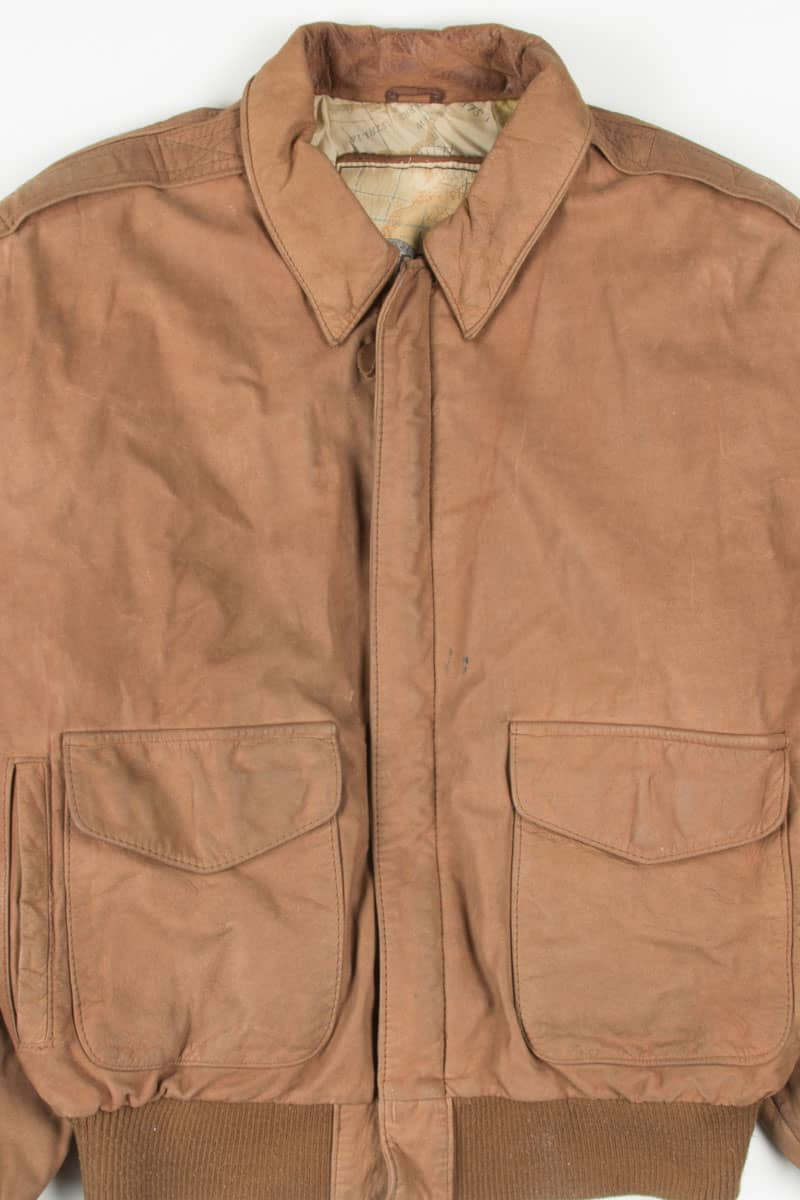 Vintage Tan Leather Jacket 305