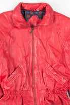 Vintage Red Leather Jacket 306