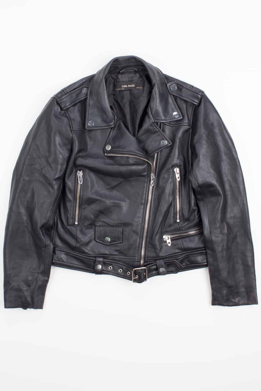 ZARA Vegan Motorcycle Jacket 169