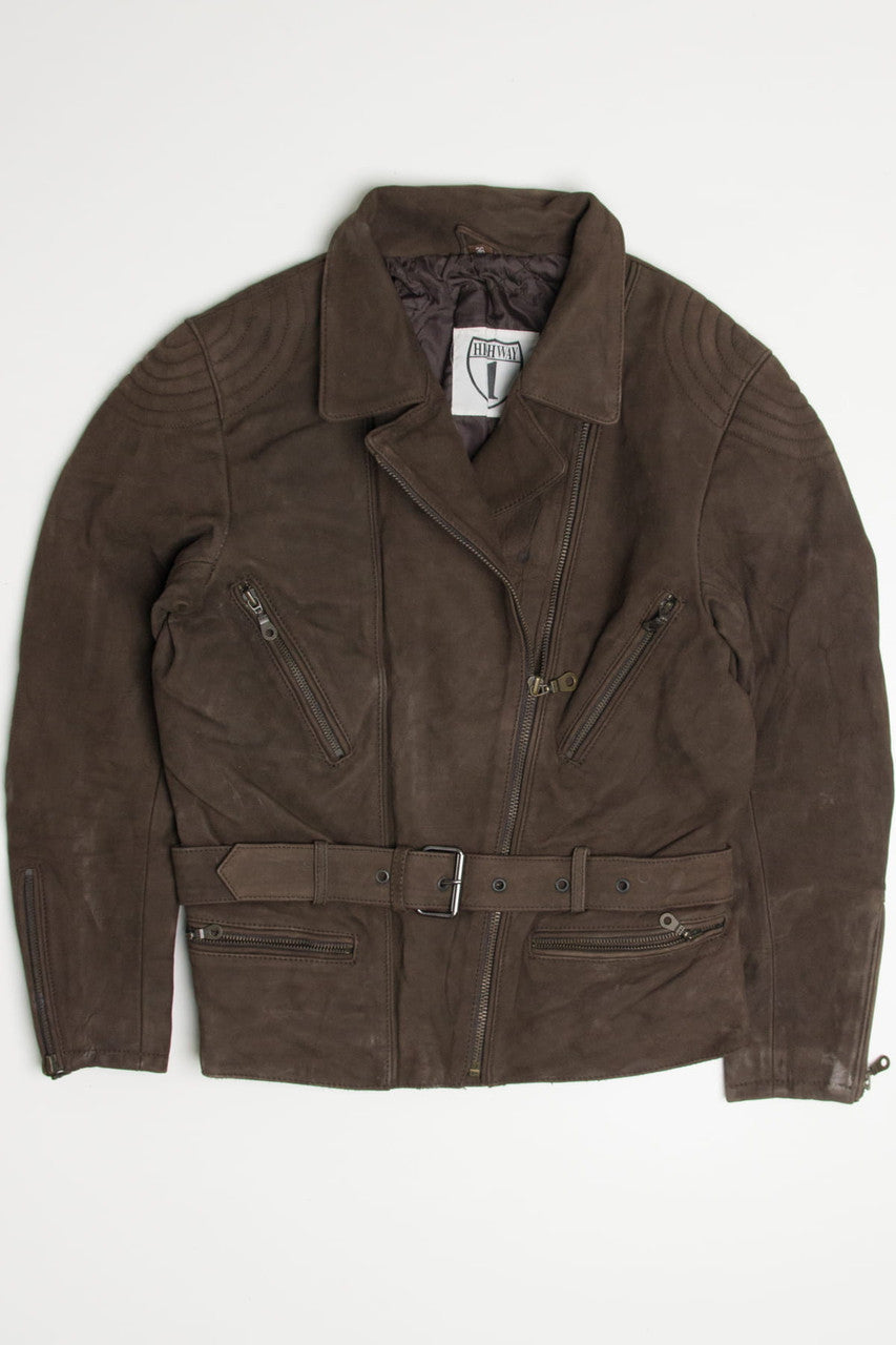 Highway 1 Buffalo Leather Motorcycle Jacket 317