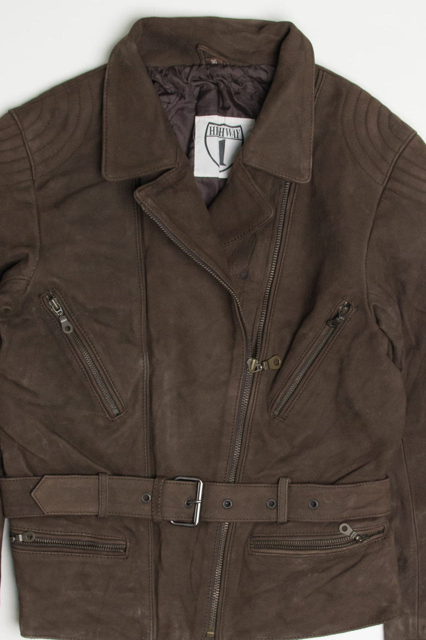 Highway 1 Buffalo Leather Motorcycle Jacket 317