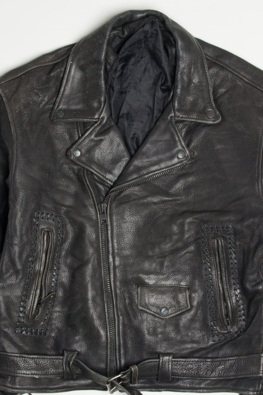 Beaded Tassels Motorcycle Jacket 321