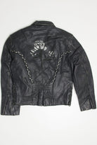 Women's Silver Rose Motorcycle Jacket