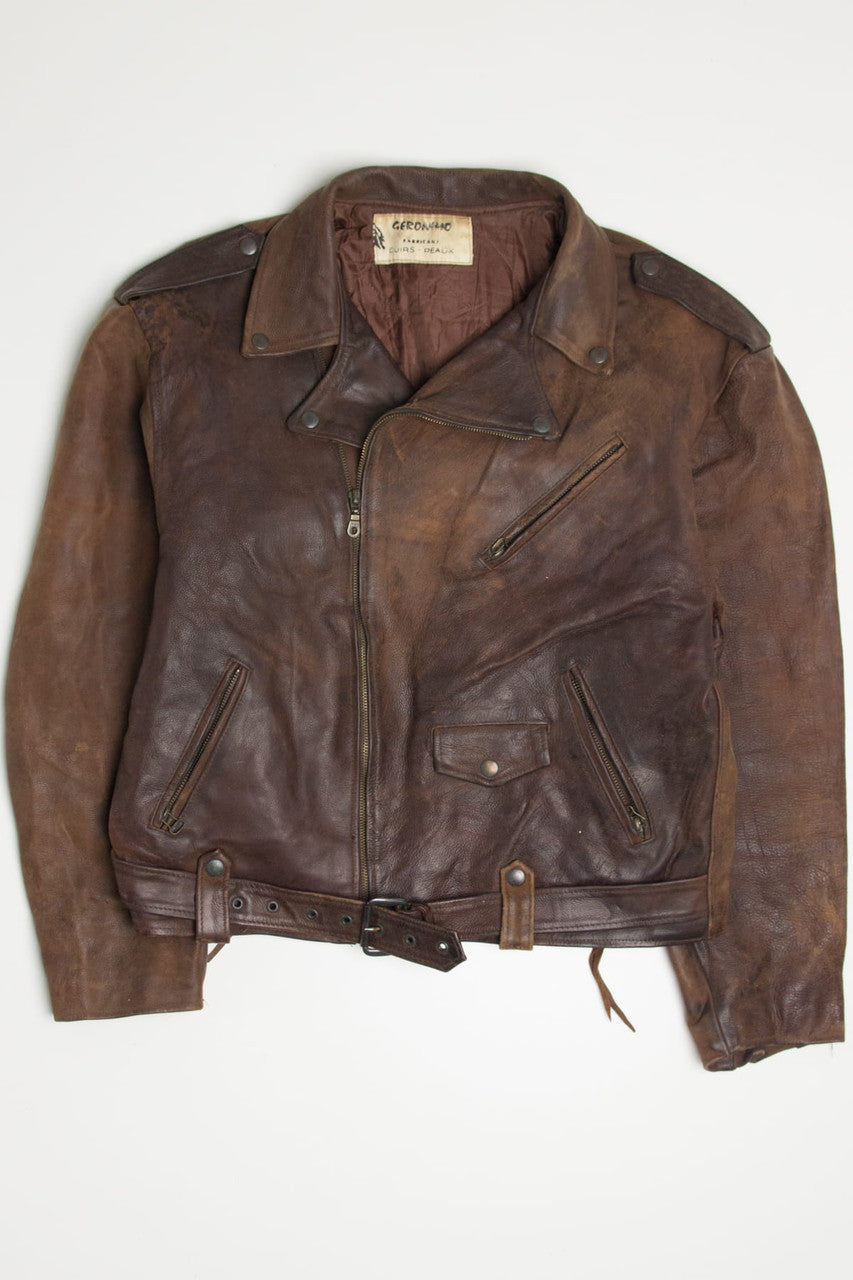 Vintage Geronamo Motorcycle Jacket 329