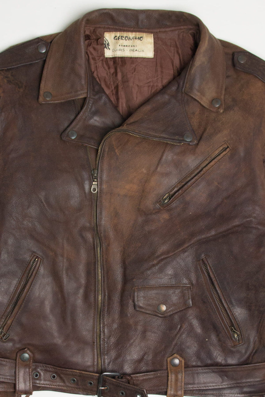 Vintage Geronamo Motorcycle Jacket 329