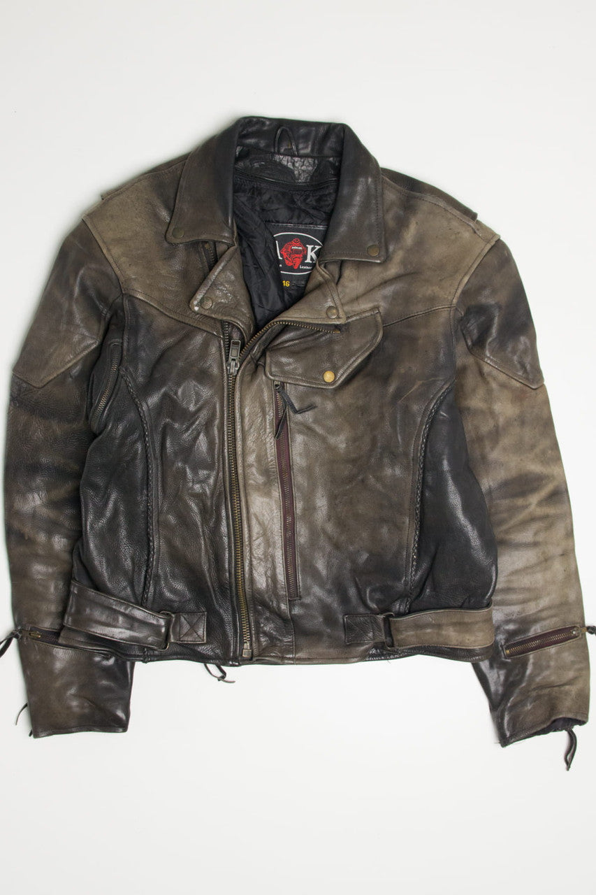 Adnan Leather Motorcycle Jacket 330
