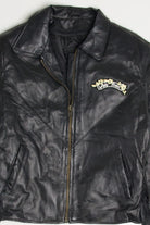 Embroidered Floral Lady Rider Motorcycle Jacket 332