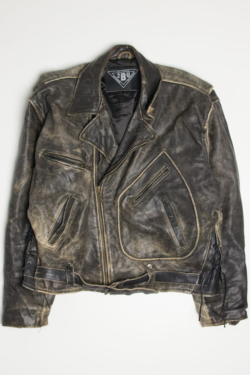 Vintage  2BU Motorcycle Jacket 344