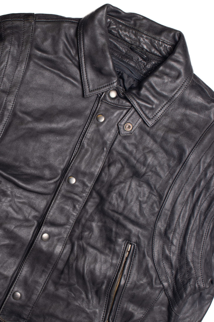 Echtes Leder Motorcycle Jacket 352