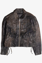 Dark Brown Leather Motorcycle Jacket 358