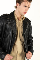 Vintage Biker's Club Motorcycle Jacket (1990s)