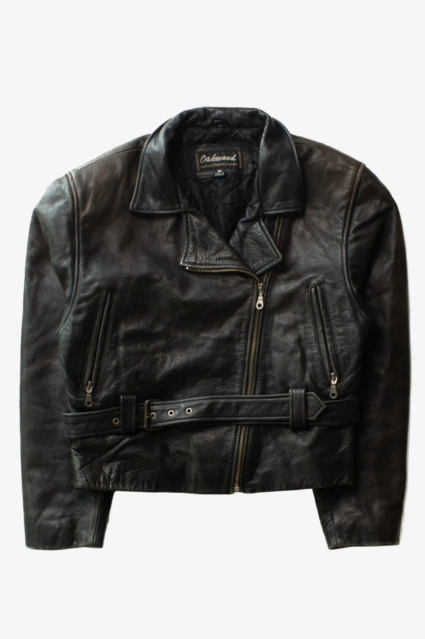 Vintage Oakwood Classic Motorcycle Jacket (1990s)